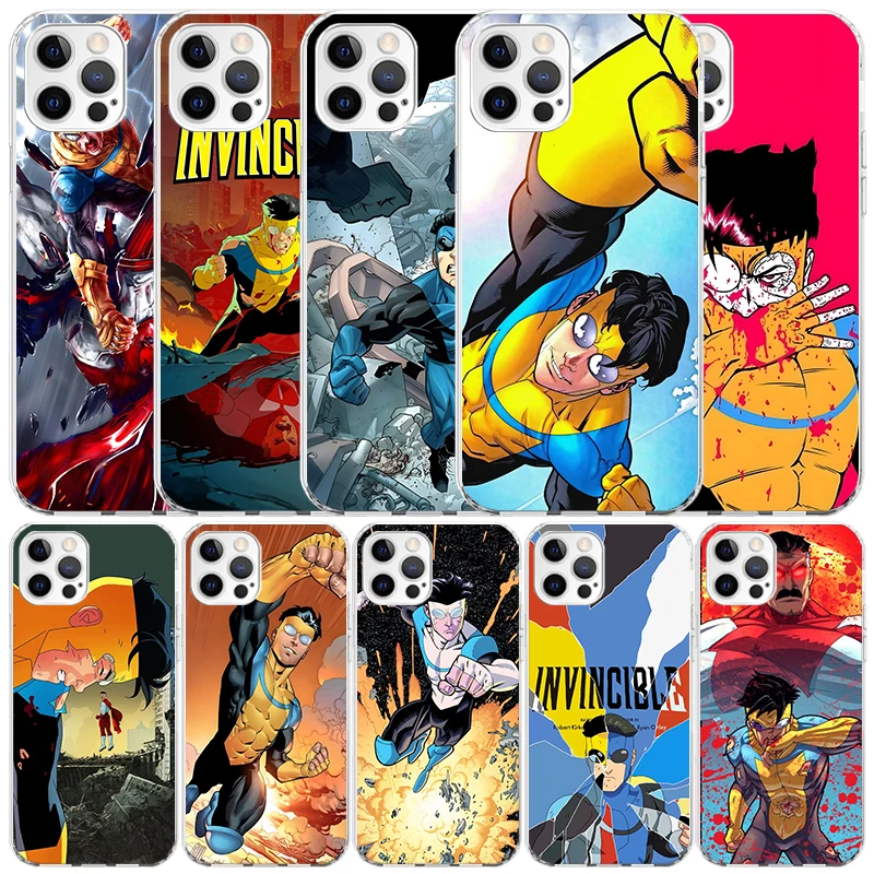 Phone Cases That Fit Iphone 16E - Capa Protetora I-Invincible Estampada para iPhone
