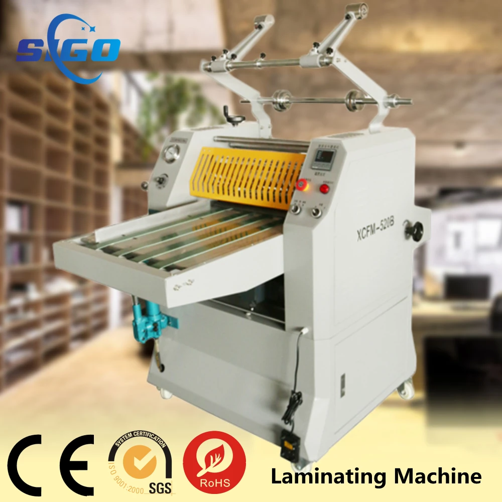 XCFM520B Hydraulic Single Side A2 Paper Laminating Machine With Short Side