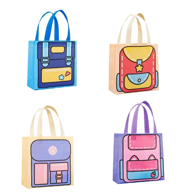 

Handbag Dopamine Color Handbag Large Capacity Fashion Shopping Bag Holiday Festival Gift Bag for Kid Teen Children