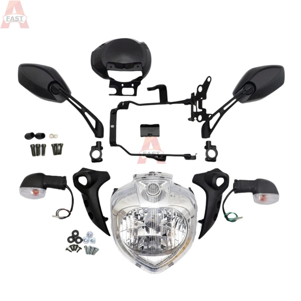 Suitable For YAMAHA FZ6N FZ6 FZ-6N 2004 2005 2006 Motorcycle Headlight Set Fit Headlamp Assembly Housing Turn Signals Set