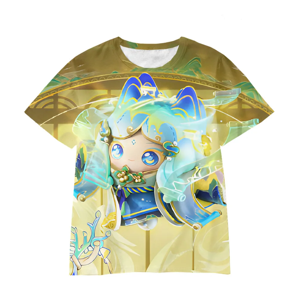 

Eggy Party Kids New Fashion 3D Printed Cartoon Short Sleeve Unisex Street Casual Sports T-Shirts Teen Kids Cool Clothing Tops