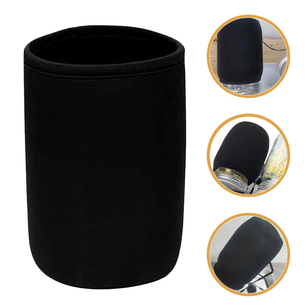 

Blackout Hydroponic Mason Jar Covers Wide Mouth Sleeves Light Blocking Sprouting Jar Plant Growth Protection Plant Grow Covers