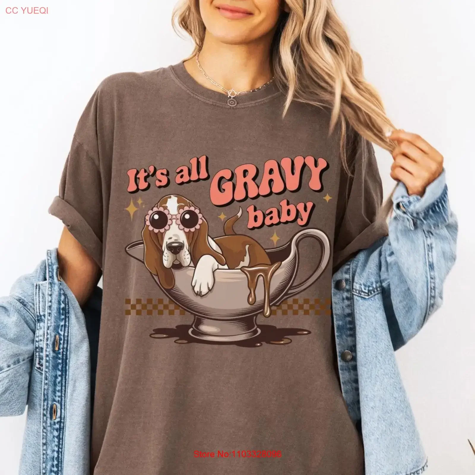 Camiseta retro de Pascua con diseño de Basset Hound, divertida para amantes de los perros, estilo vintage lavado, ideal para otoño.