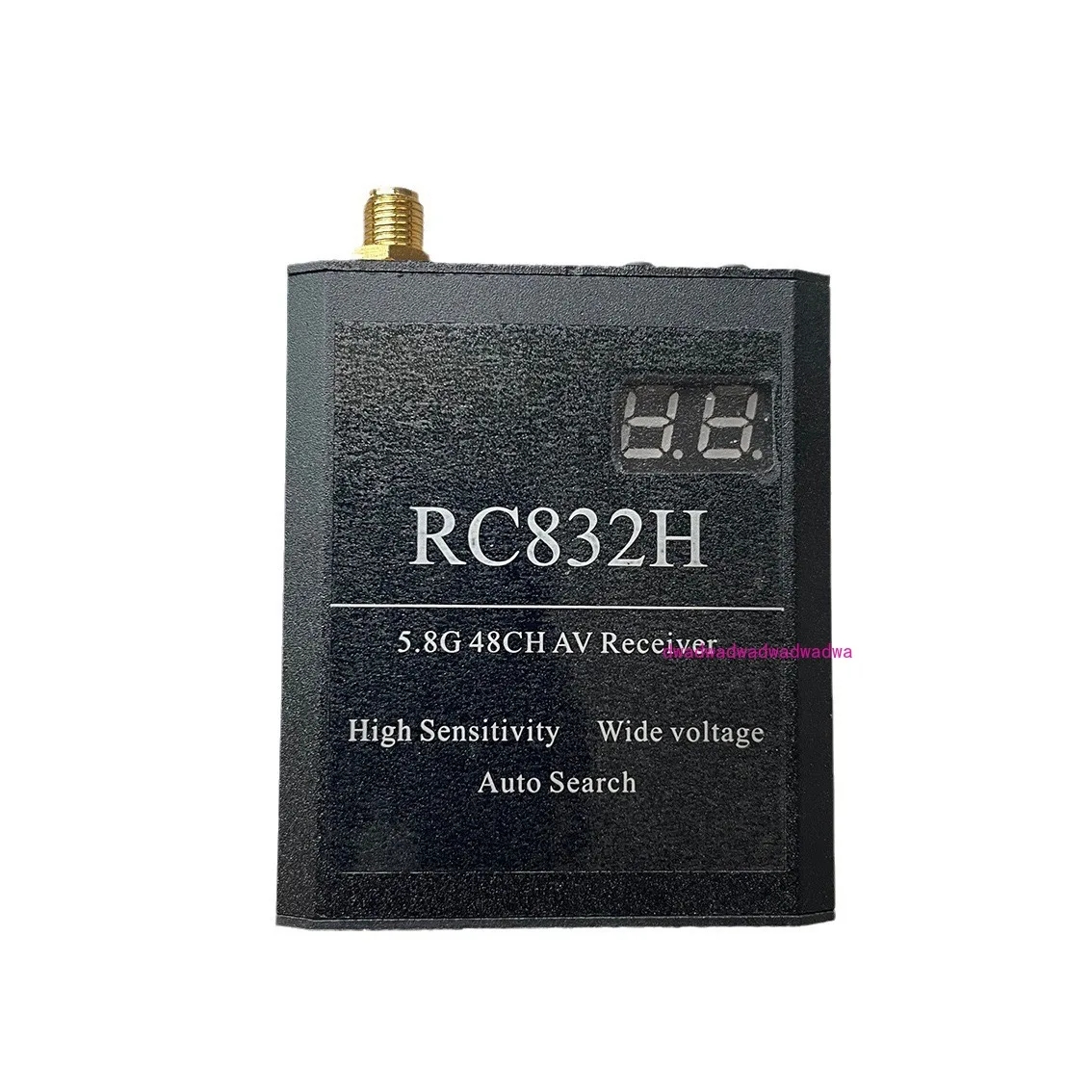 5.8G 48 frequency RC832H aerial photography receiver FPV image transmission, wireless audio & video transmission