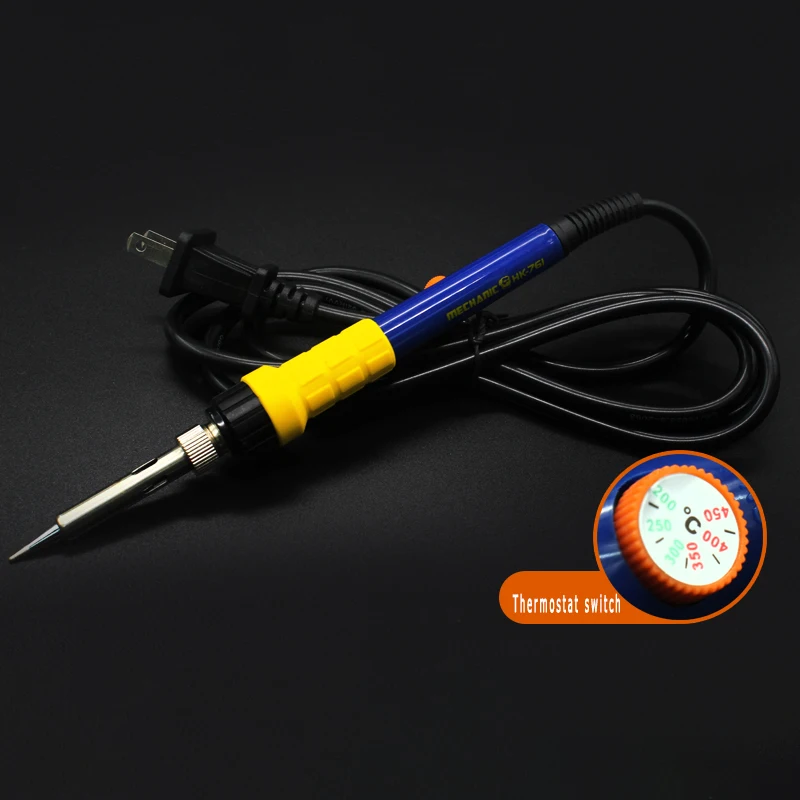 Saldatore elettrico meccanico HK-761 60W riscaldamento interno tipo penna per saldatura antistatica strumento di saldatura per riparazione elettronica