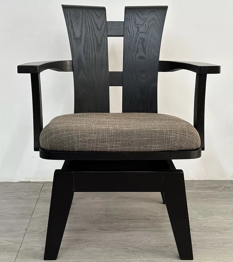 كرسي دوار ياباني خشبي من خشب الجوز الأسود بتصميم شمالي لهجة كرسي مكتب مكتب مريح كمبيوتر Fotel Gamingowy مكتب منزلي