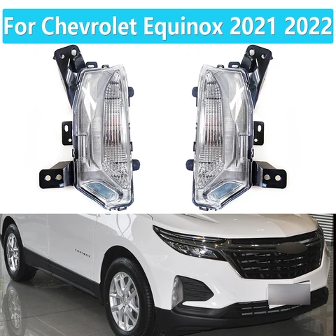 Для Chevrolet Equinox 2021 2022 автомобильные передние противотуманные фары s передние фары s дневные хосветильник огни противотуманные лампы галогенные Противотуманные фары автомобильные аксессуары