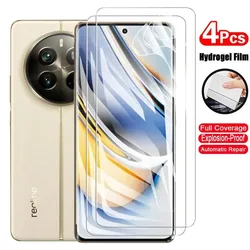 4PCS Hydrogel Film for Realme 13 12 Pro Plus Soft Screen Protector for Realme 12 11 10 9 8 Pro Plus C67 4G 5G Not Glass Film