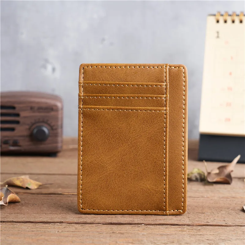 

Card Hoder Top Quality Personalized Money Bag Genuine Cow Leather Wallet Rfid Blocking Men with Coin Pocket Money Wallet For Men