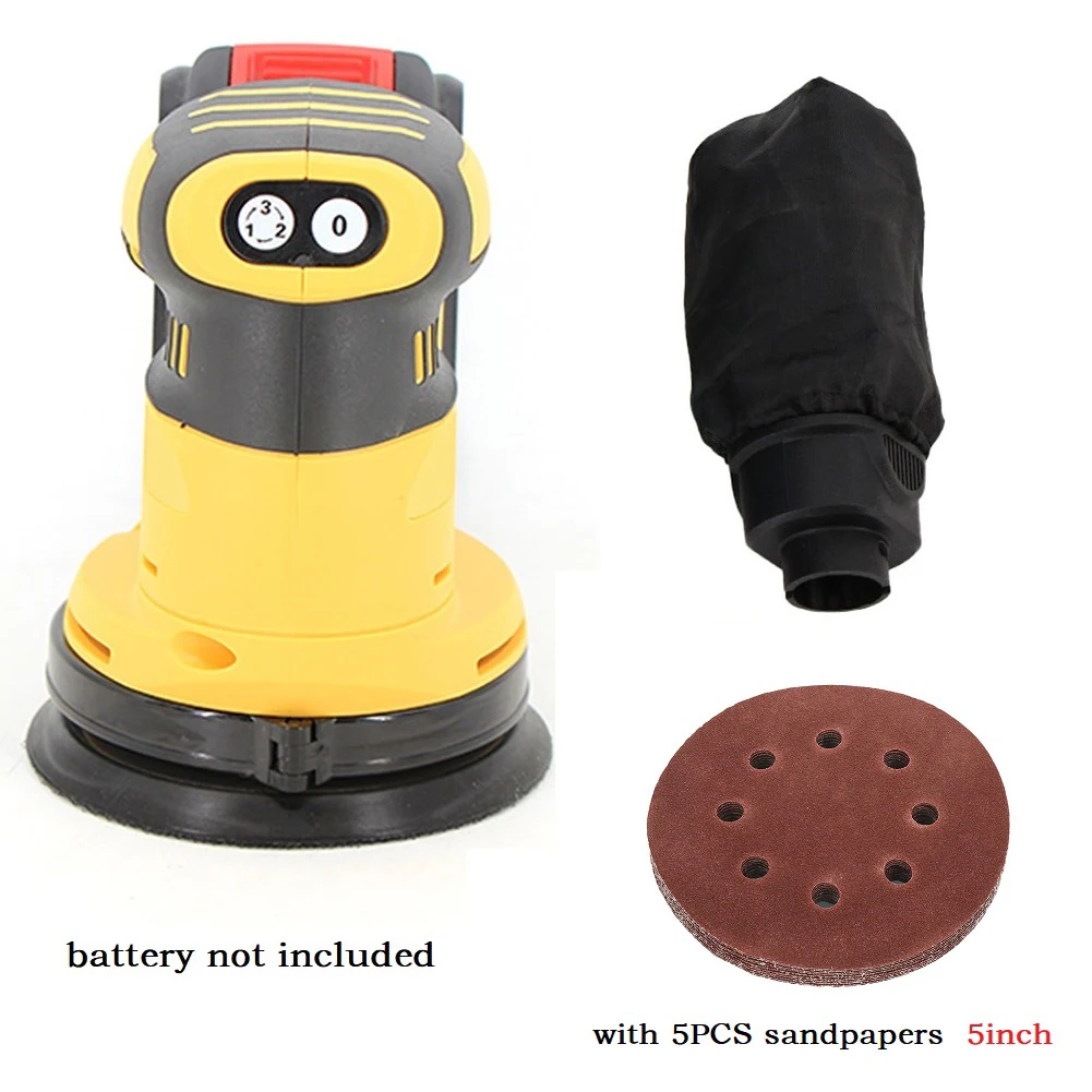 

Шлифовальная бумага, электрическая шлифовальная бумага, 7000, 9500, 11000 об/мин, наждачная бумага с 8 отверстиями, 90 Вт, для аккумуляторной машины 18 в, Новинка