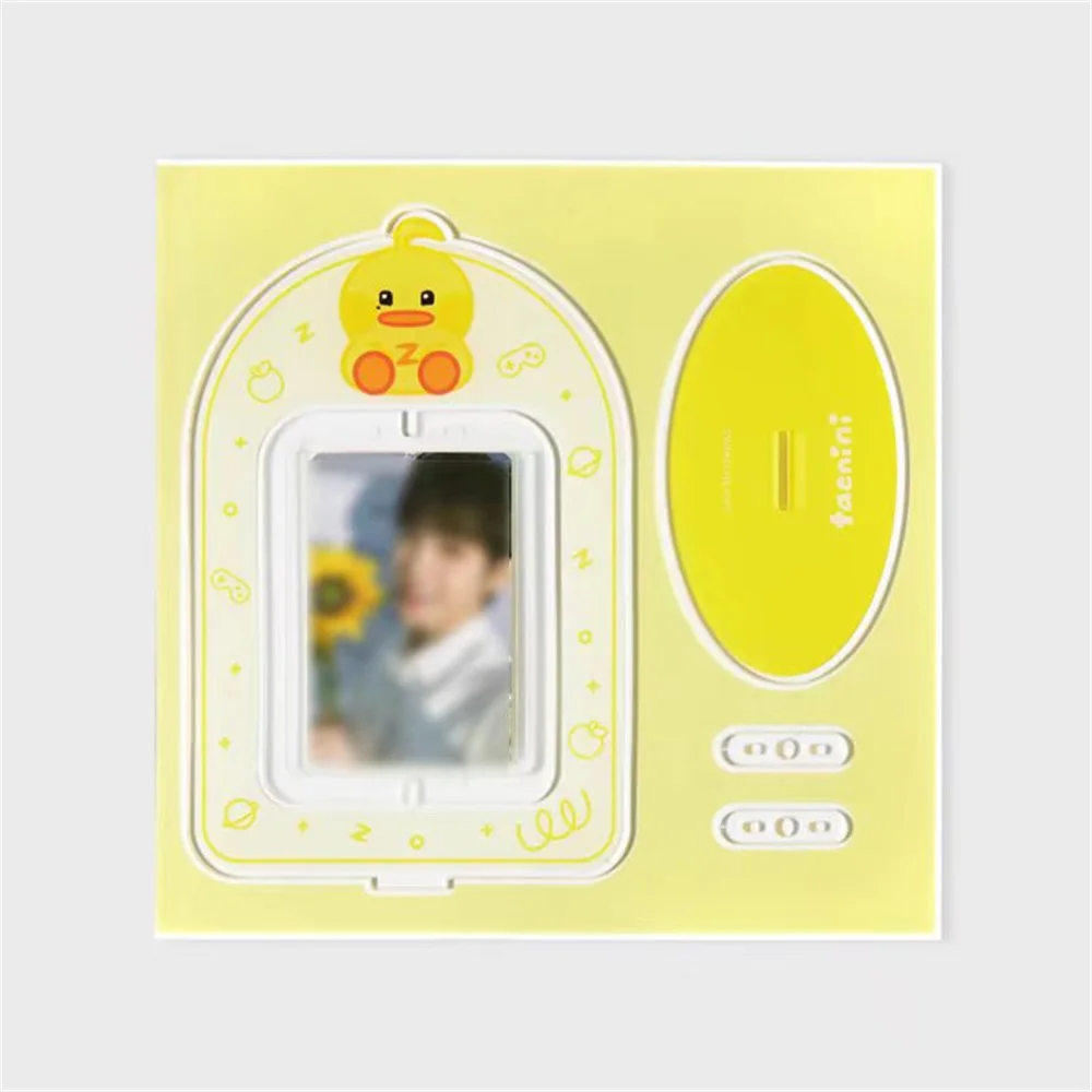 Kpop ZB1 Cartoon Cute Acrylic Keychain Rotating Three Inch Small Card High Quality Korean Style Card Holder ZHANGHAO Ricky Gifts