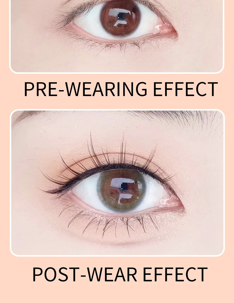 Selbst-Adhesive Falsche Wimpern Reusable Natürliche Mehrere Reversible Kleber-kostenlose Self-adhesive paar Falsche Wimpern Dropshipping – Detail 12