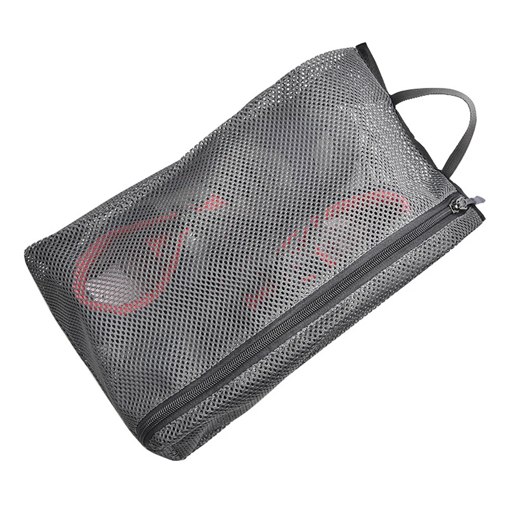 Shoes Holder Bags Mesh Storage Pouch Lightweight Sundries Organizer Pouch Multifunction Large Capacity for Outdoor Activity