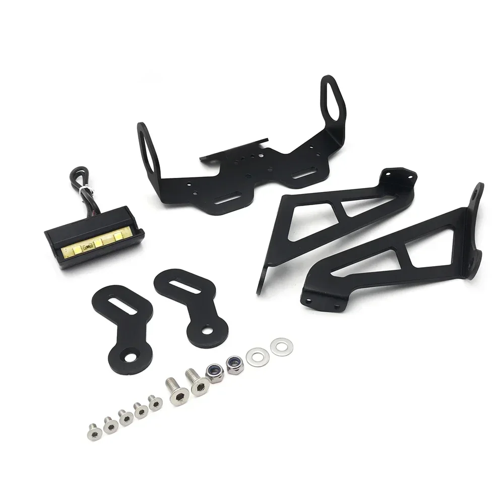 Motorcycle Tail Tidy Fender Eliminator License Plate Holder for Yamaha FZ-1N 2006-2015,FZ1/FZ-8 2010-2013 Black