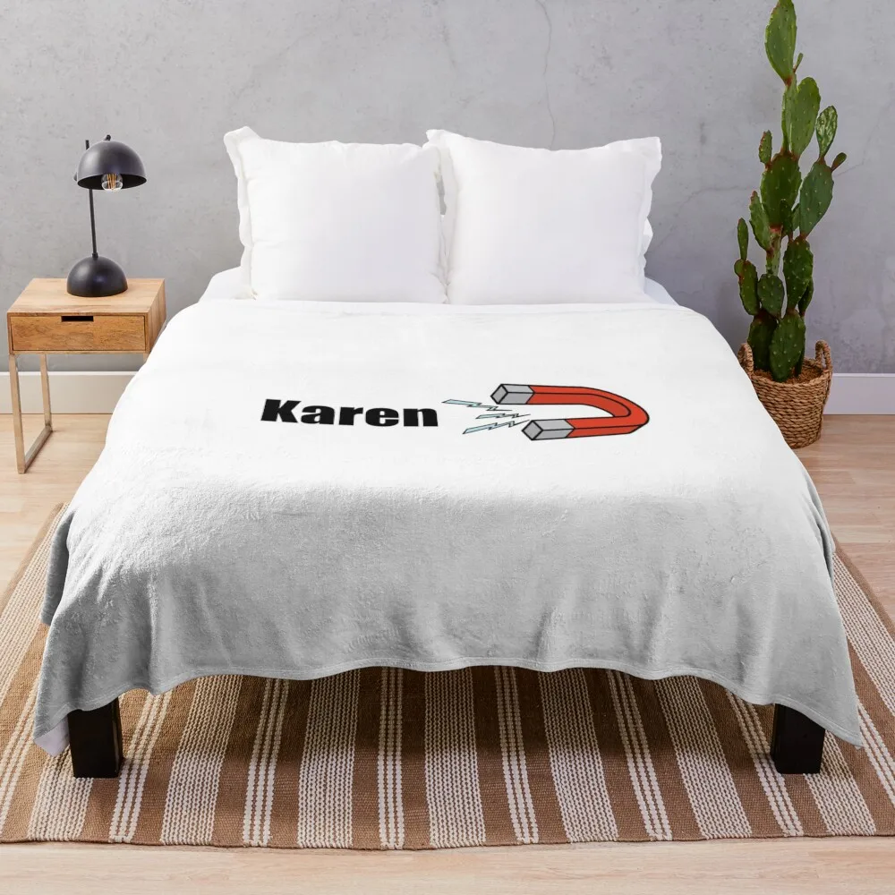 Karen Magnet Throw Blanket Quilt Nap Camping Fashion Sofas Blankets