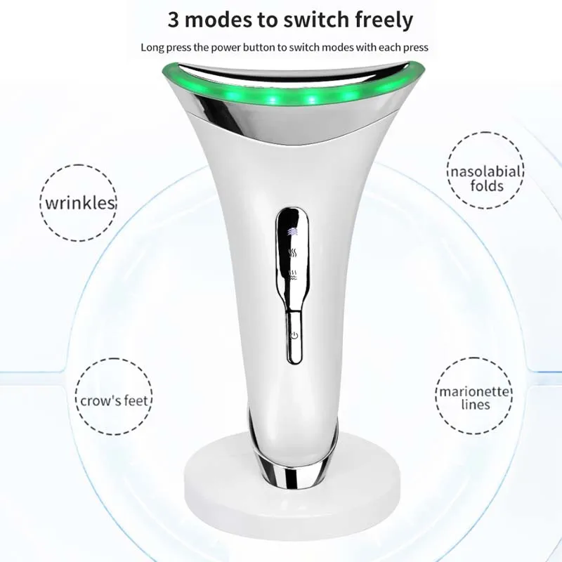 USB Opladen Thuis Gezicht En Hals Beeldhouwen Tool Oplaadbare Trillingen Gezichtsmassager Apparaat Anti Rimpels Lift Gezicht Massager