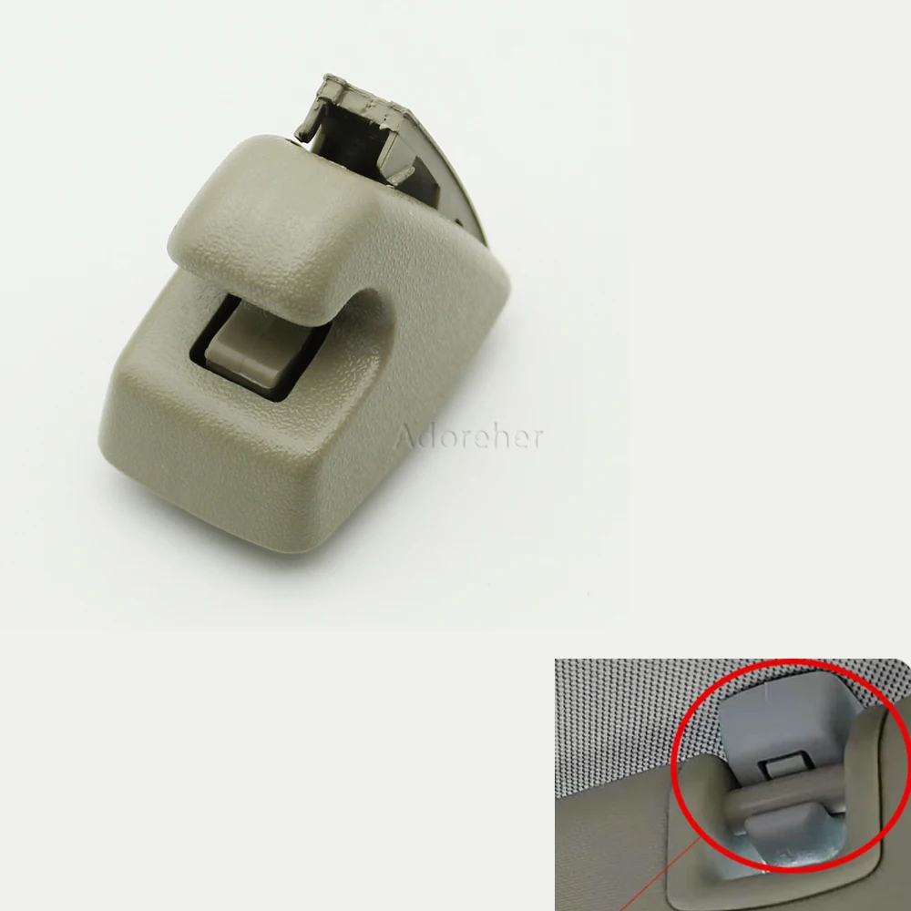 Car Sunshade Support Clip Interior Sun Visor Hanger Clip Hook Holder Replacement Compatible For Chevrolet Aveo Accessories