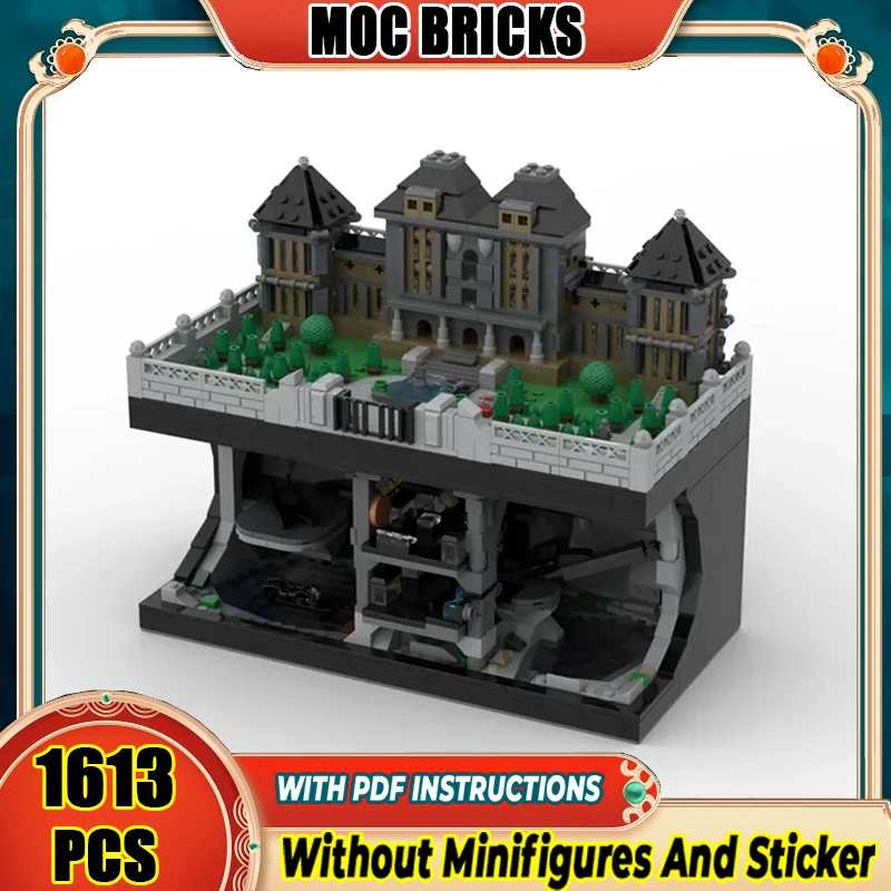 

Популярная киномодель MOC, строительные блоки, вход в уходе, сборка своими руками, кирпичи, креативная коллекция игрушек, дисплей, праздничные подарки
