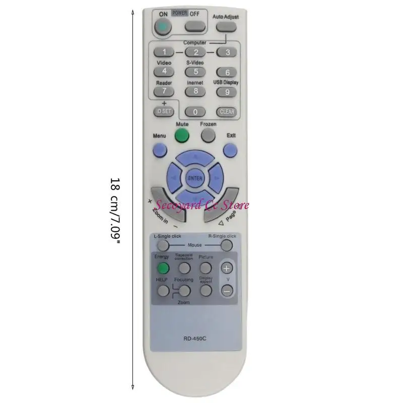 N3UC جديد استبدال جهاز التحكم عن بُعد لجهاز عرض Projector RD-450C للمكتب المنزلي