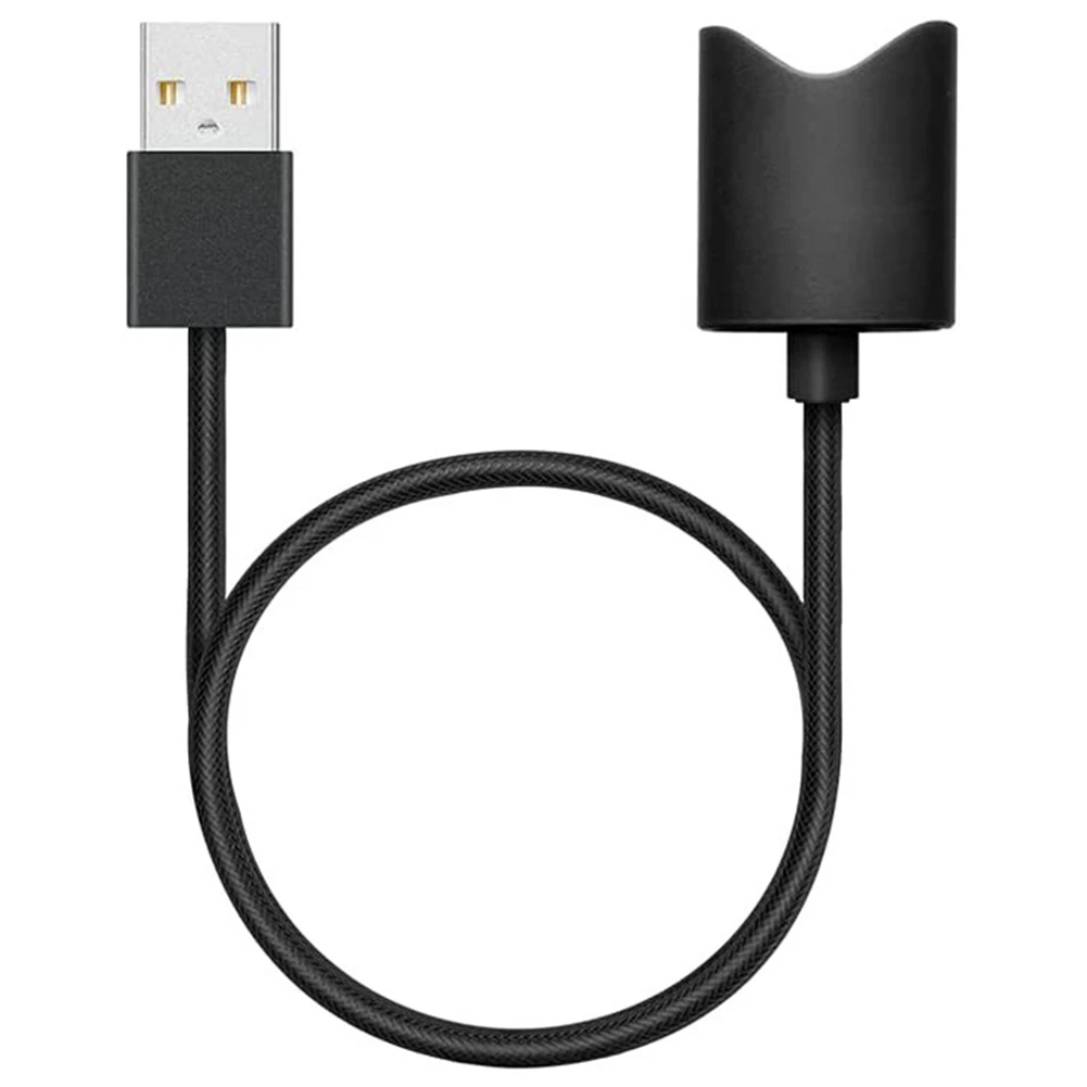 New USB Interface Charging Cable for Magnetic Charger Cord Universal Design 45cm (Black USB-A)