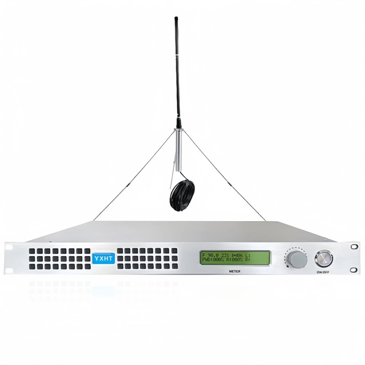 HP- 80W FM Transmitter with Antenna & Cable – High-Quality Stable for Multi-Classroom Campus Teaching Broadcasting