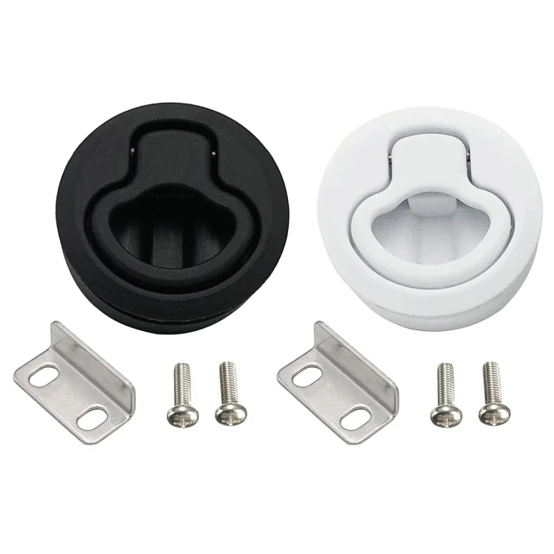 RVs Boat Marine for  Can Locking Flush Pull Latche Yacht Boat Sailing Locking Lift Handle Flush High Quality Durabl