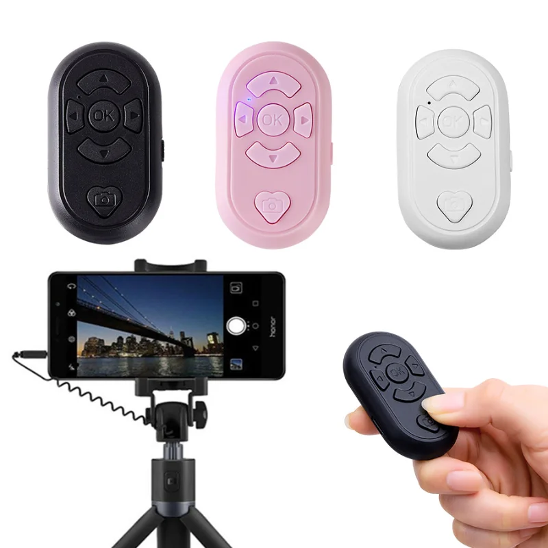 Wireless Bluetooth Button Self Timer Tik Tok Video Remote Control Android \\Ios System For Xiaomi HUAWEI Mobile Self Timer