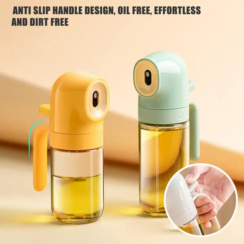 250ml Oil Spray Bottle Oil Mister Cooking Oil Sprayer Spray Bottle Leakproof Oil Dispenser For Kitchen And Air Fryer Spray