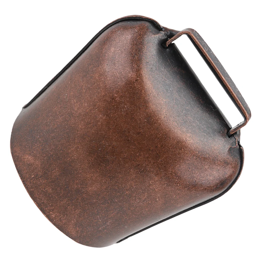 Lonceng Ternak Berat untuk Sapi dan Domba, Lonceng Logam Tahan Cuaca untuk Hewan, Suara Jernih, Kalung Gantung Leher, Besi Taman