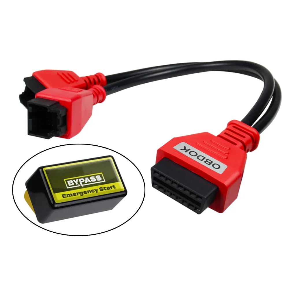 

Emergency Start Device and Cable For FIAT Bypass OBD2 Intelligent Ecognition ECU Device Plug and Start With OBDII Adapter Cable