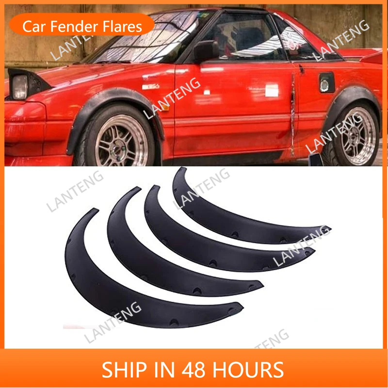 

Автомобильные раковины, брызговики, крышка колеса, защита для T0yota AW11 MR2, очень широкий комплект кузова, гибкая арка колеса, брызговики, черные