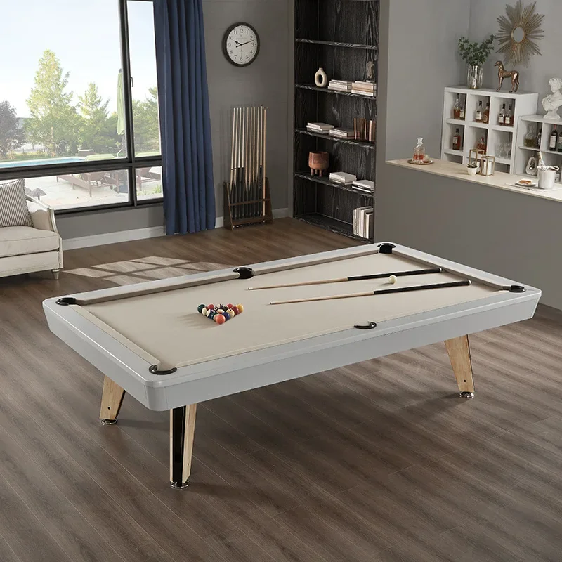 Solid wood pool table Standard household nine-ball table Commercial three-in-one pool table