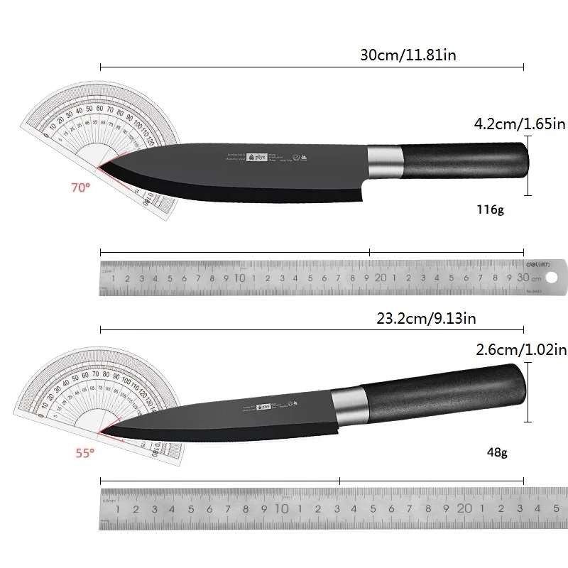 Fruit knife chef\'s knife, kitchen knife sushi knife, kitchen high hardness stainless steel sharp cutting knife for household use