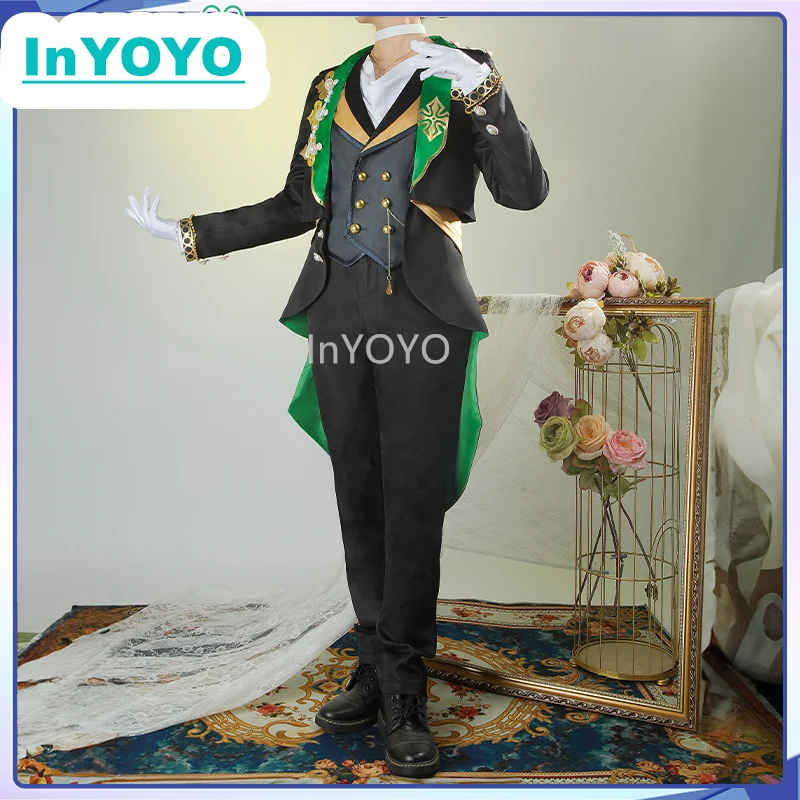 InYOYO Ensemble Stars 2 Tenshouin Eichi Elegant Waltz Fashion Handsome Uniform Set Cosplay CostumeParty Outfit Custom Made New