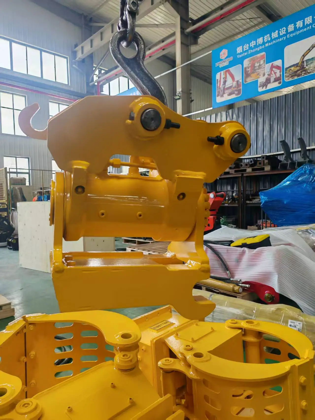 Hydraulic Swing Quick Hitch For Excavators 08-22 Tonnage | 180 Swing 45 Tilt | High Strength Wear-Resistant Bearing Engine | 1