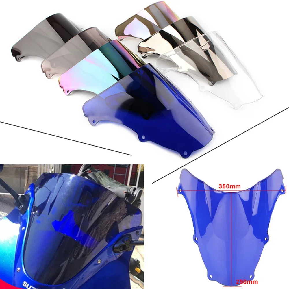Motorcycle Double Bubble Windshield For SUZUKI SV650 SV650S SV1000 SV1000S SV 650 1000 WindScreen Accessories Fairing Deflector