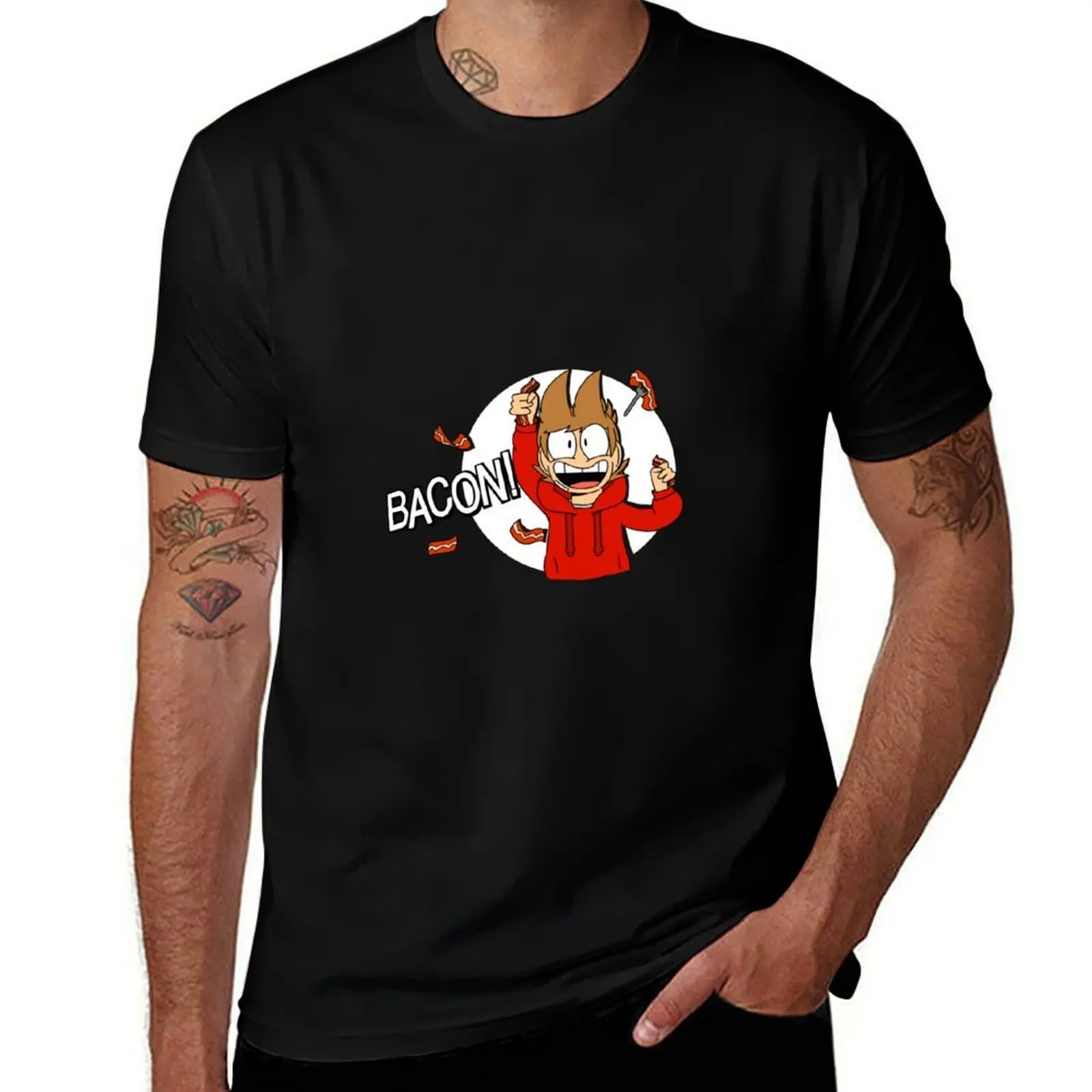

Eddsworld - Legacy Tord Bacon Shirt (fixed size) T-Shirt t shirts for man pack cotton t shirts for man slim fit T-Shirt