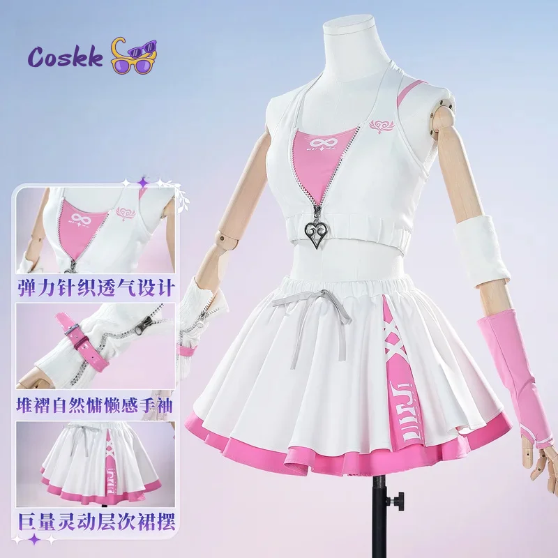 Recién disfraz de Cyrene Cosplay Halloween Navidad juego de rol fiesta Honkai Star Rail S-L en Stock