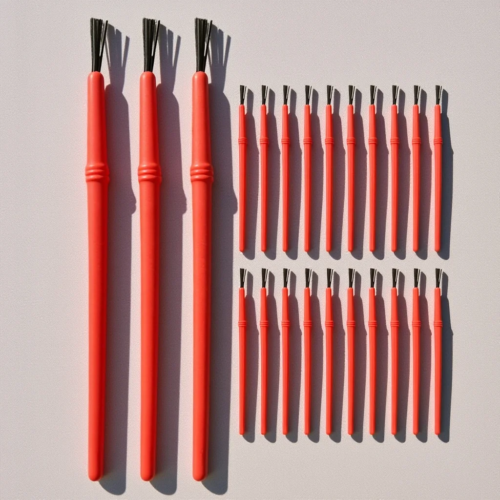 

50Pcs Art Paintbrush Set Small Painting Brushes Watercolor Gouache Kits Durable Easy Clean for All Levels Brush for Painting