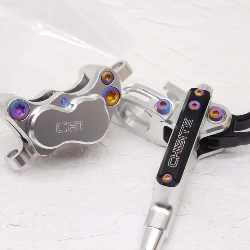 

Винты для тормозов из титанового сплава Chibite для горных велосипедов с мягким хвостом для гонок по бездорожью, высококачественный материал TC4