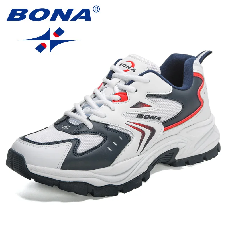 

BONA 2022 New Designers Trendy Sneakers Breathable Running Shoes Men Outdoor Sport Fashion Comfortable Casual Shoes Mansculino