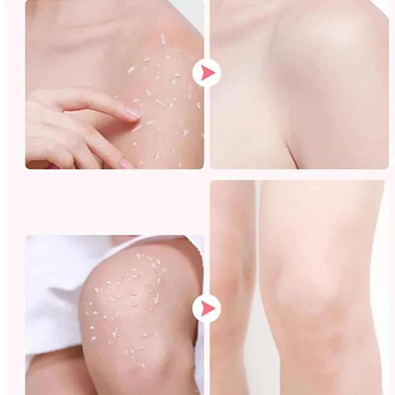 Гель для душа Sakura Dusch gel Peeling Körper wäsche Tiefen reinigung entfernen Hühner haut Körpers chmier mittel weiß feuchtigkeit spendend