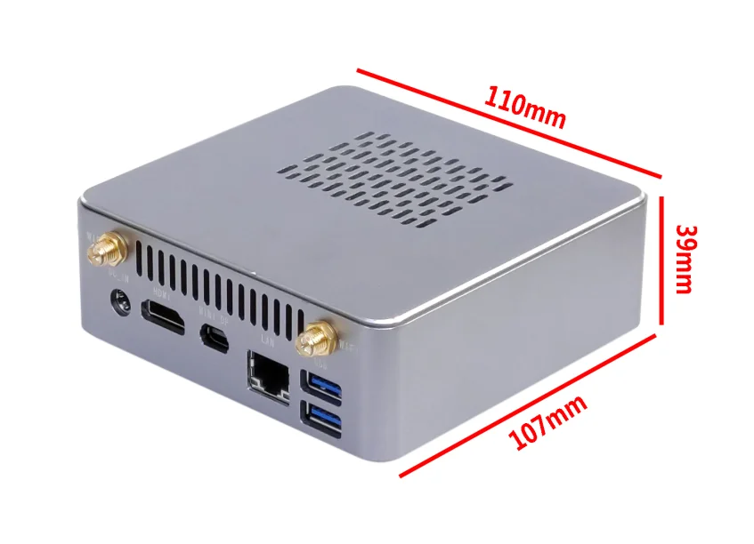 Elsky Mini PCs NUC700 Kabylake 7th Gen Core I3 I5 I7 and 3865U 3965U CPU DDR4 32G 510/520 Raphics  4K Computer for Home Theater