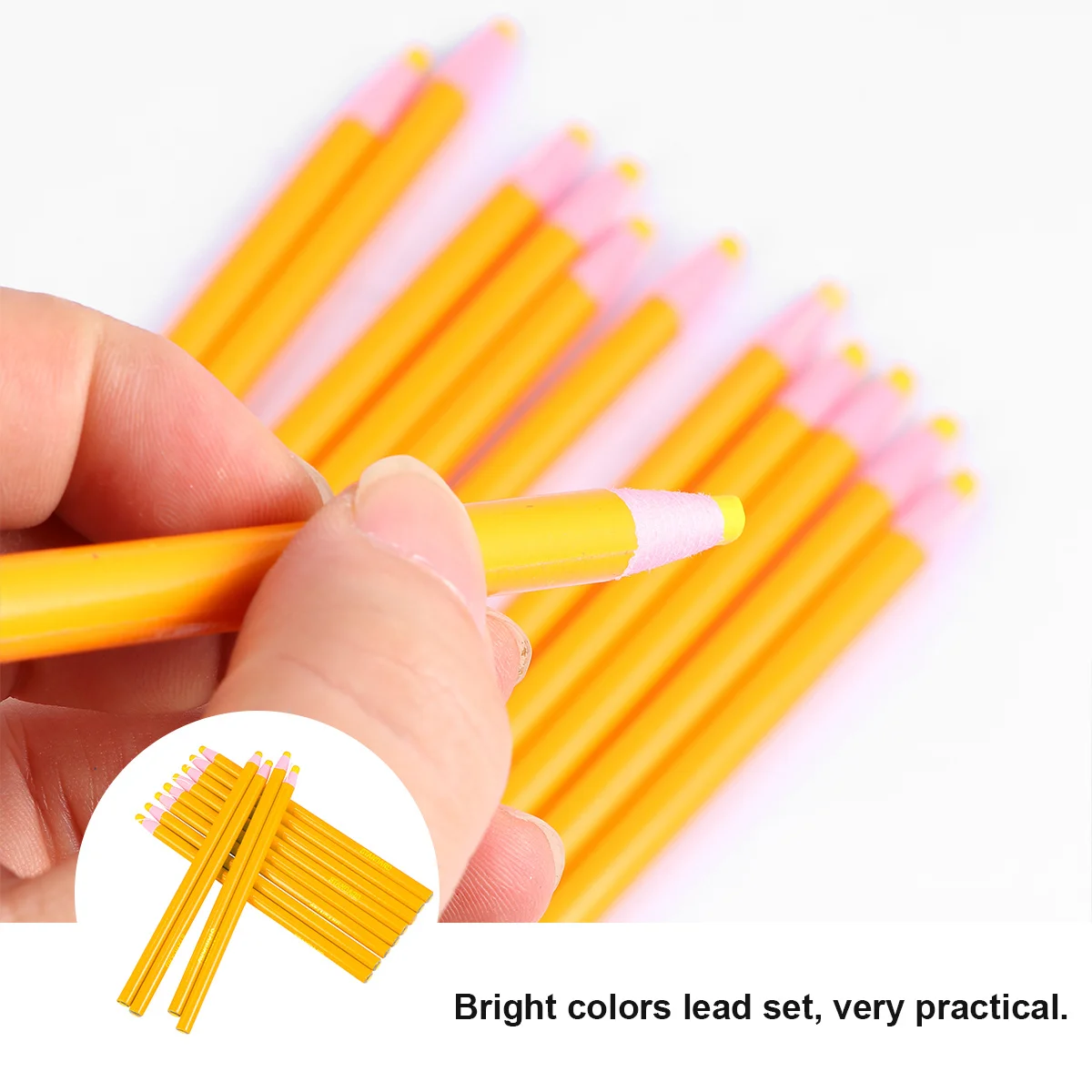 

1 Box Peel-Off Wax Pencils No Sharpening Needed Bright Color Markers for Clothing Wood Glass Metal Paper Cloth Pottery
