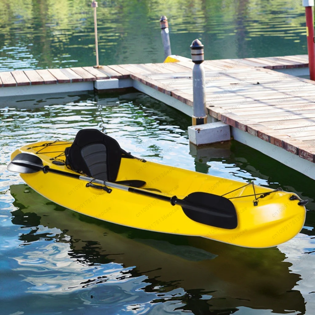 Single-seater kayak Stable and flexible water sports boat with paddle