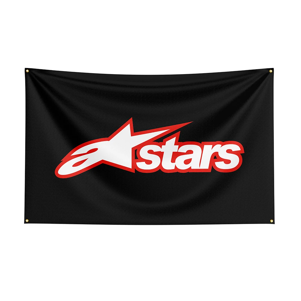 

3x5Ft Stars Flag Polyester Printed Racing Car Banner For Decor