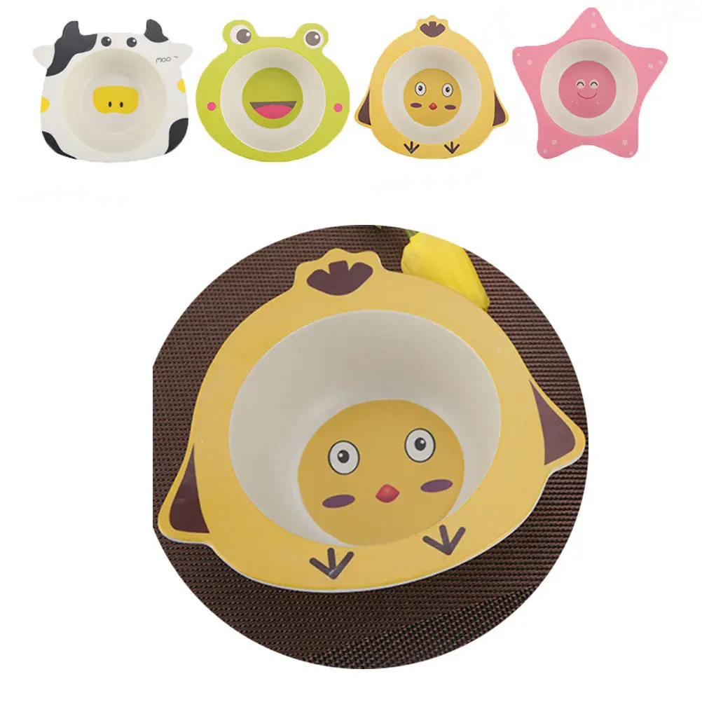 4-piezas-de-platos-de-comida-para-ninos-cuencos-de-alimentacion-con-diseno-de-ranas-y-vacas-recipientes-para-bebes-vajilla-infantil
