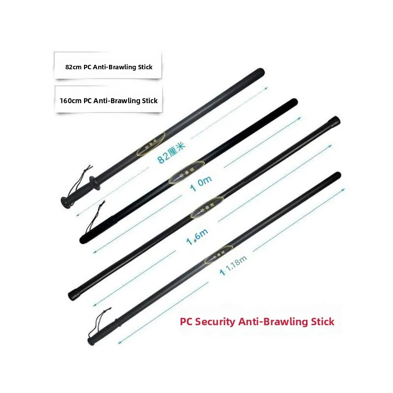Security Equipment Steel Rod  Self-Defense Rubber Rod Rubber Roll Patrol Security Guard Protection Survival Tool - view 5