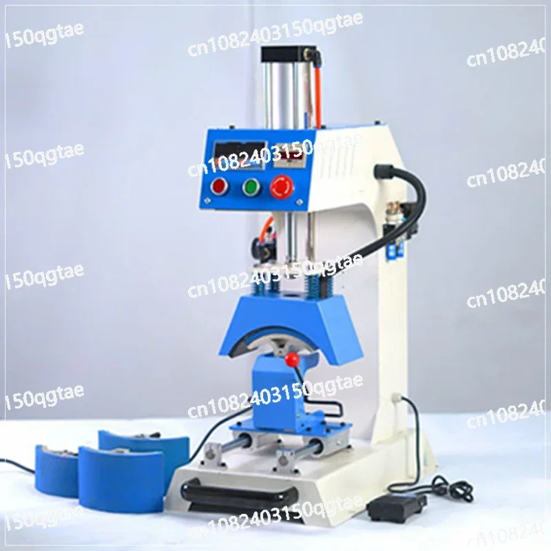 Heat Press Machine Pneumatic Automatic Can Continuous Work Hat Cap Printing Machine for Hat Cap Logo Brand Leather