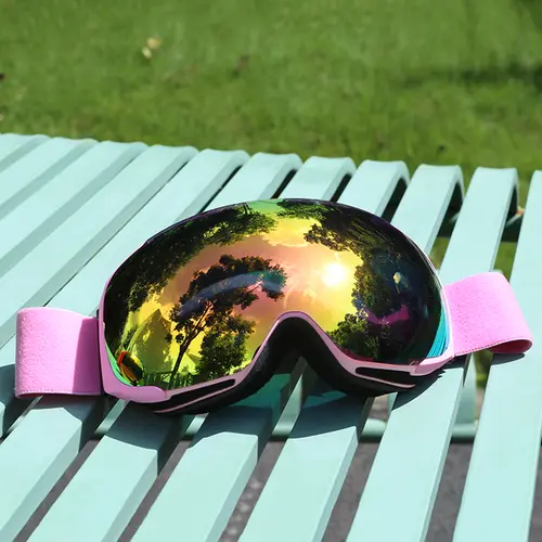 PHMAX Pro Ski Goggles UV400 Anti-fog Eyewear Magnetic Lens Night Vision Yellow Lens Outdoor Sports Snowboard Big Snow Goggles - Image 2